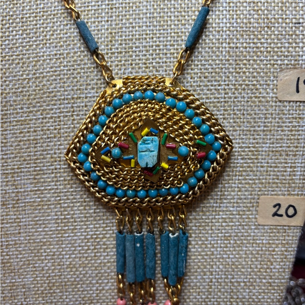Egyptian Large Scarab (Vintage) Revival Set - Picture 8 of 12